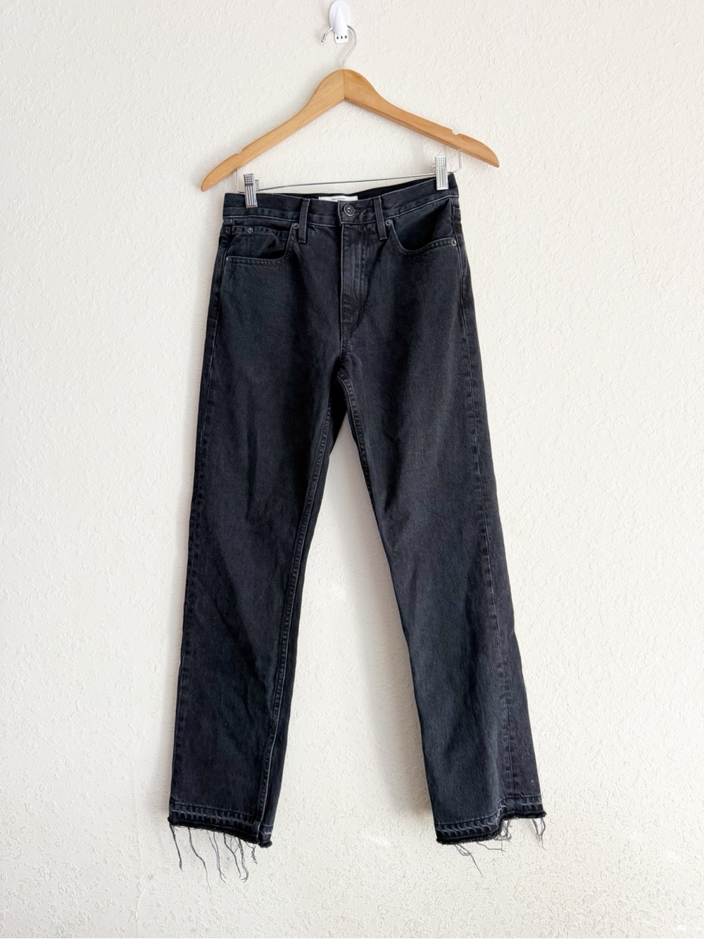 Slvrlake Rider Black Straight Leg Jeans Size 26